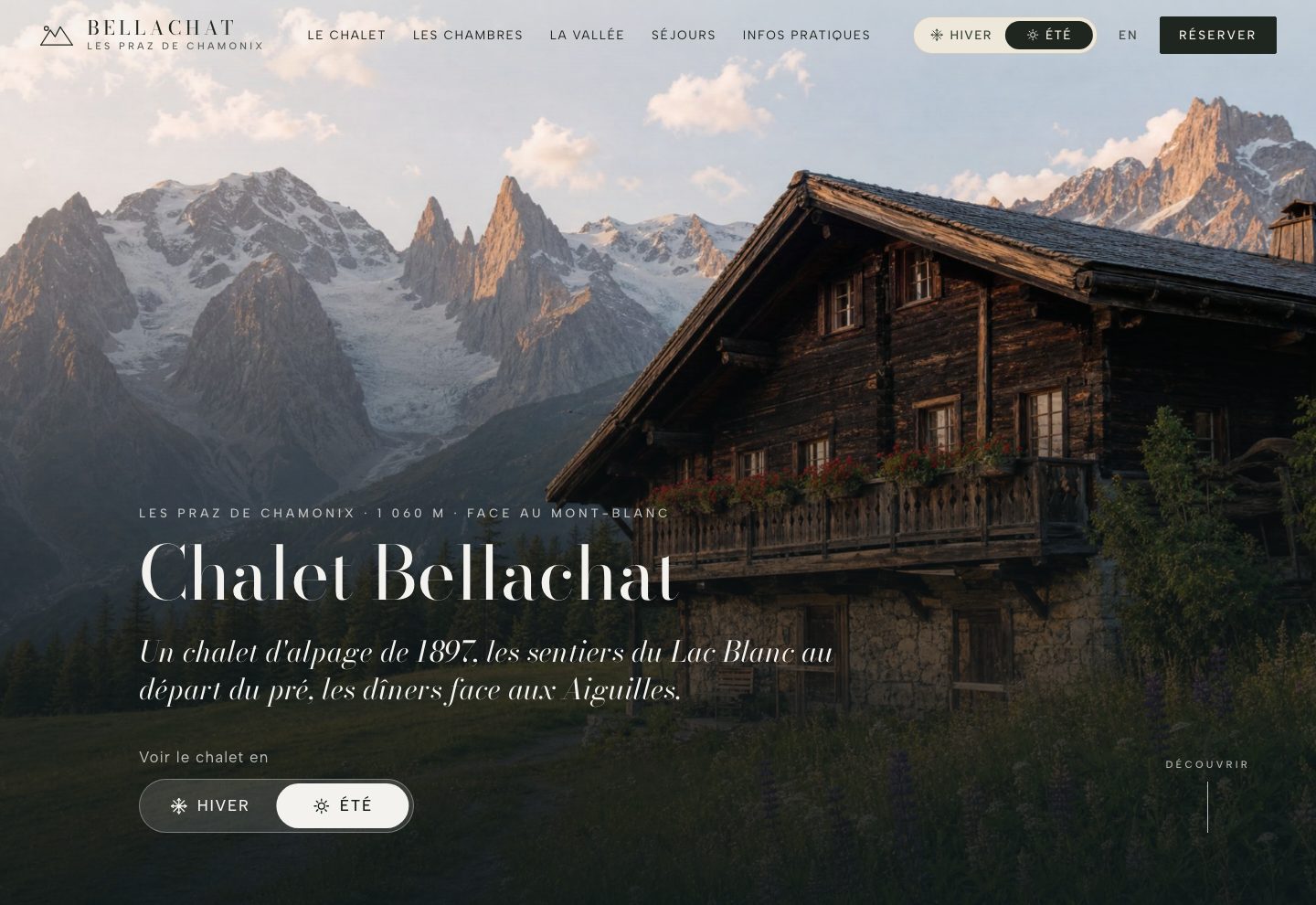 Site de démonstration Chalet Bellachat